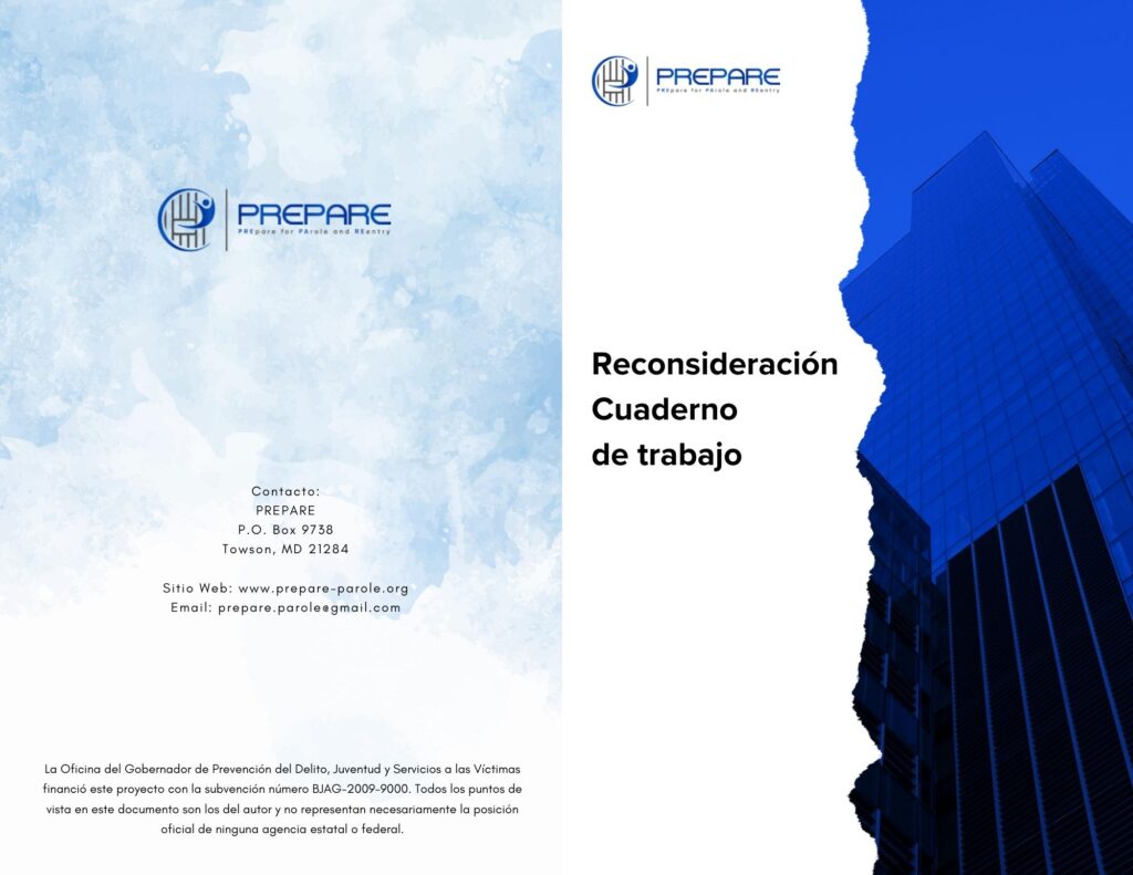 Reconsideration cuaderno de trabajo